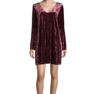Red Velvet (wine, burgundy color) little bit Alexis dress